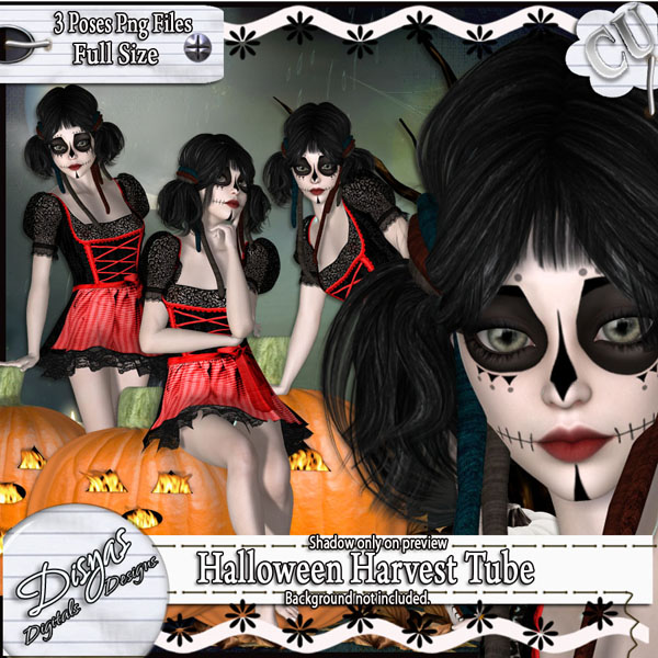 HALLOWEEN HARVEST TUBE PACK - CU - Click Image to Close